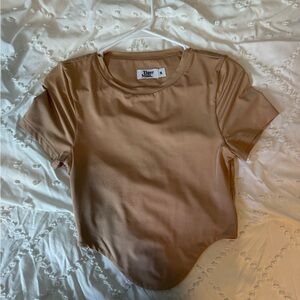 Tiger Mist Women's Camel asymmetric shirt